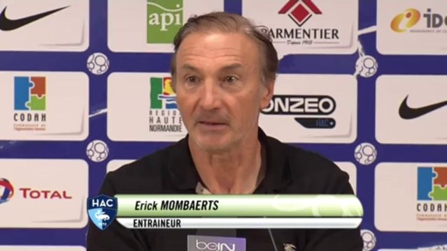 Conférence de presse Havre AC - Dijon FCO (0-0) : Erick MOMBAERTS (HAC) - Olivier DALL'OGLIO (DFCO) - 2013/2014