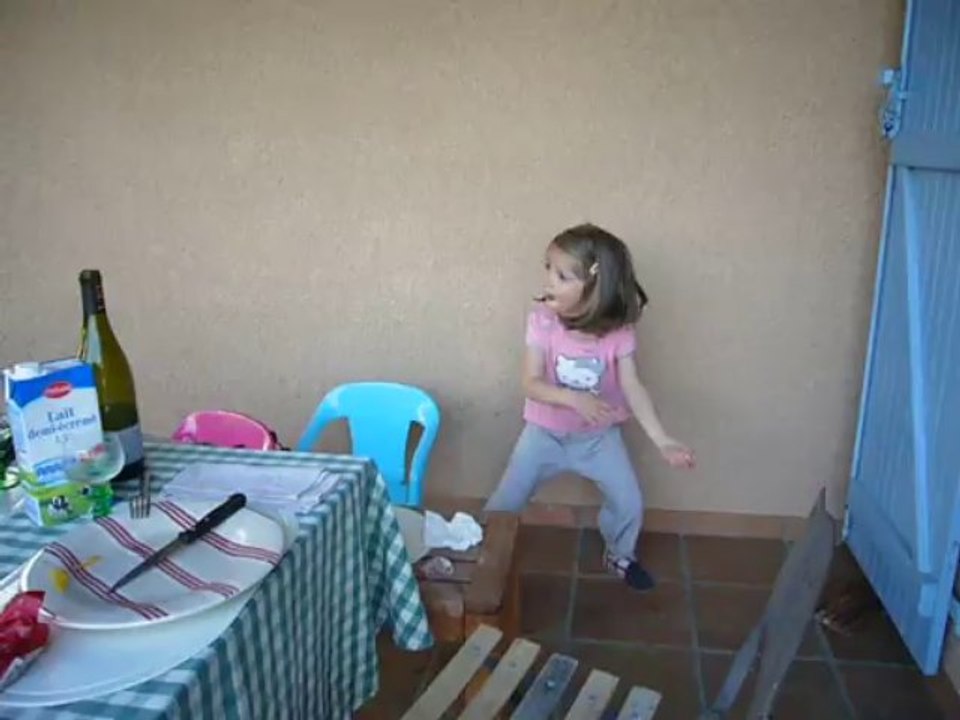 Charlotte prête pour la scène