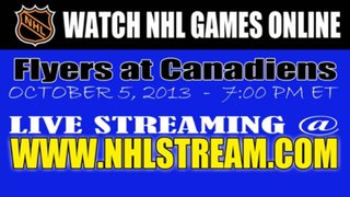 Watch Philadelphia Flyers vs Montreal Canadiens Live Streaming Game Online