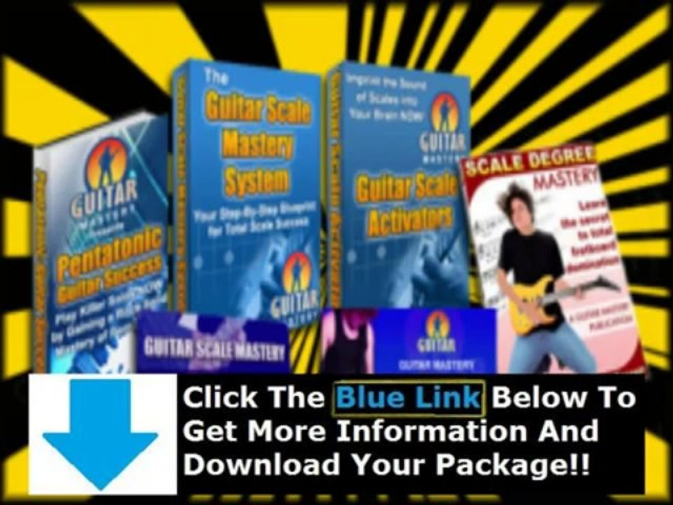 Guitar Scale Mastery System Book + Guitar Scale Mastery Course