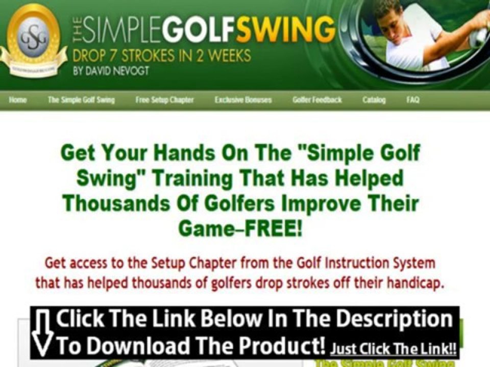 The Simple Golf Swing Book + The Simple Golf Swing David Nevogt