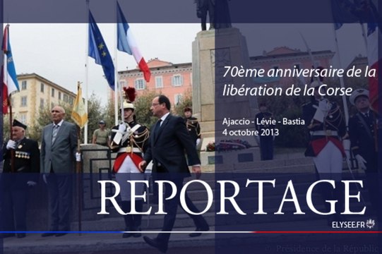 70e anniversaire de la libération de la Corse