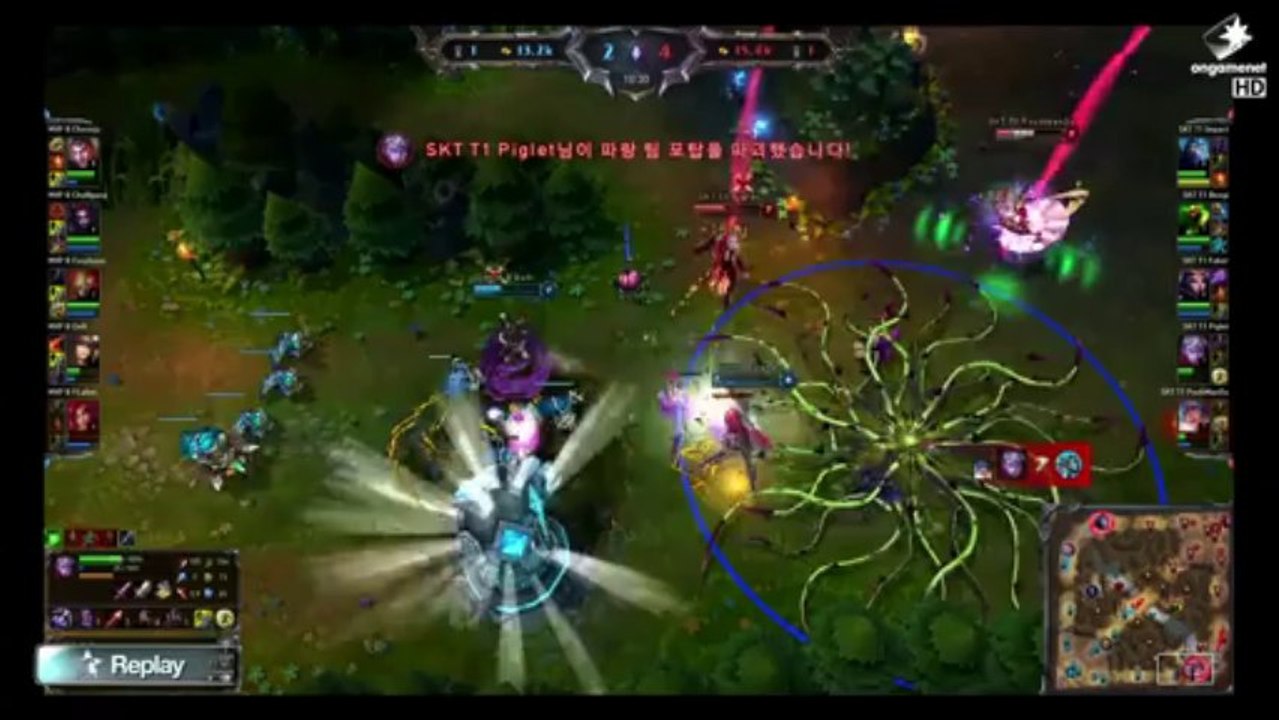 SKT T1 vs MVP BLUE Spring 2013 / League of legends