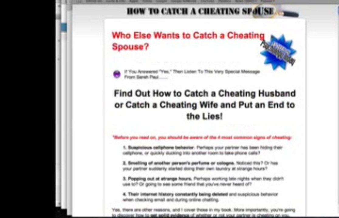 How To Catch A Cheating Spouse Today