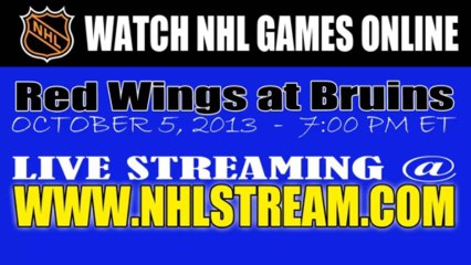 Watch NHL Live Red Wings vs Bruins Game Live Streaming