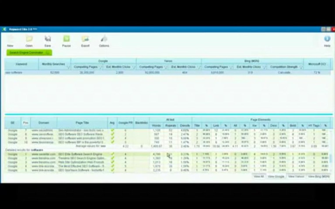 Keyword Research & Analysis Tool-Keyword Elite 2.0 (5/9)