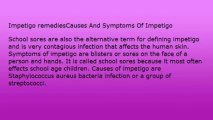 Impetigo Remedies - How To Cure Impetigo