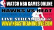 Watch Atlanta Hawks vs Miami Heat Live Online Stream October 7, 2013