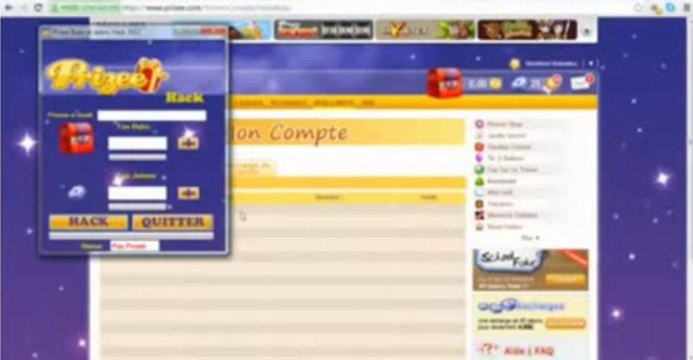 ▶ NEW Prizee Pirater-Jetons et Bubz ilimite (Octobre - Novembre 2013)