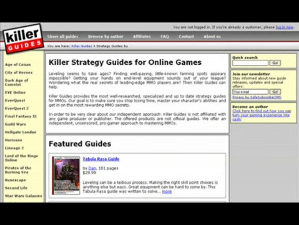 Killer Guides 
