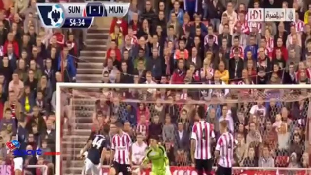 اهداف مباراة سندرلاند 1-2 مانشستر يونايتد