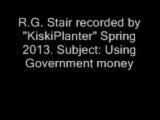RG STAIR-Mark of the beast, welfare and other snares. Kiskiplanter 2013