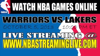 Watch Golden State Warriors vs LA Lakers Live Streaming Game Online