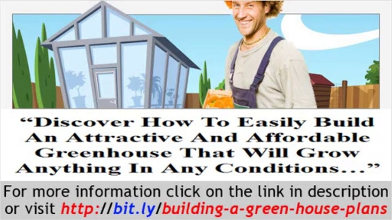 Building A Greenhouse Plans