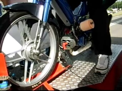 50cc Athena puch @ testbank genemuiden 2009