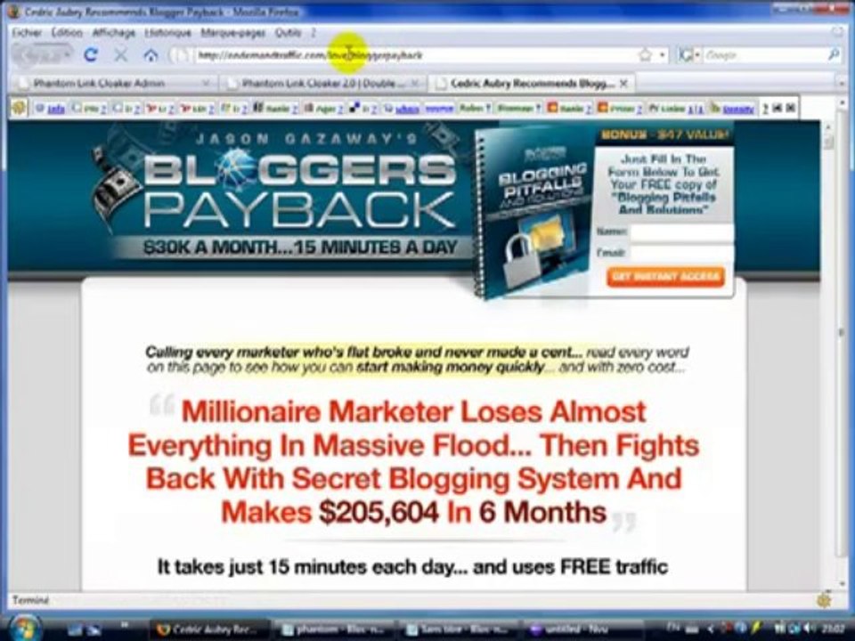 Affiliate Marketing Software Phantom Link Cloaker 2.0