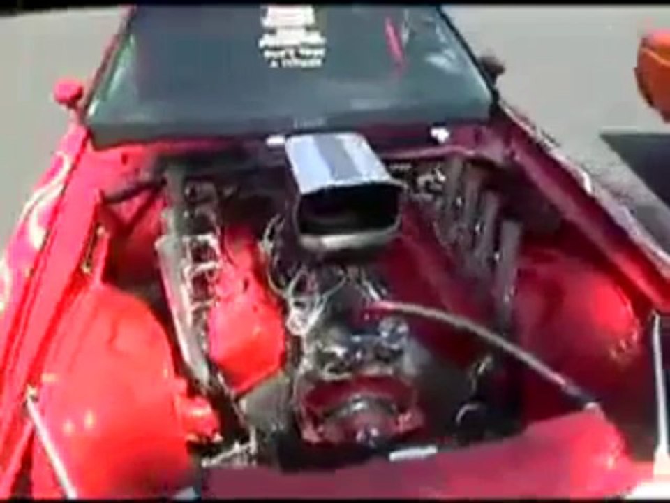 Fire breathing Camaro at the Riverside Show and Go