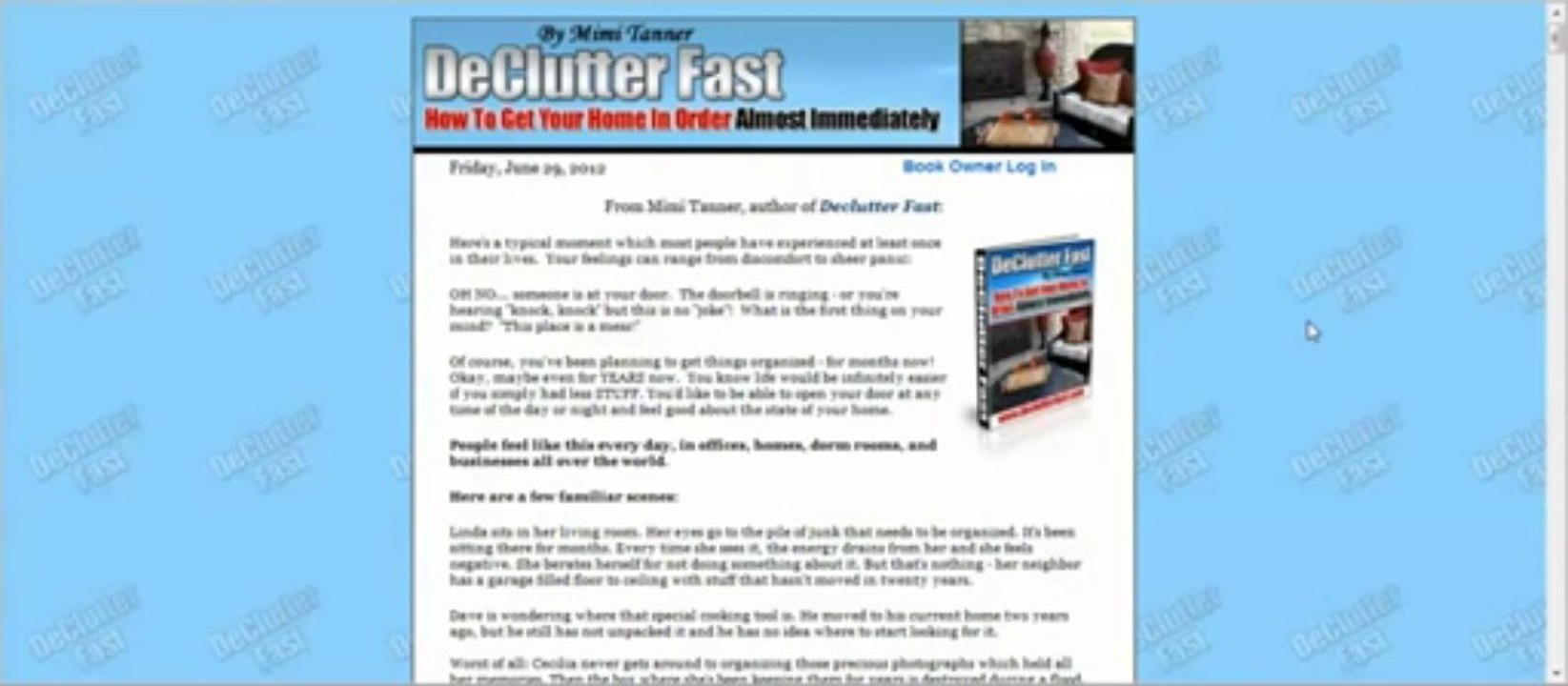 Declutter Fast - Review + Bonuses