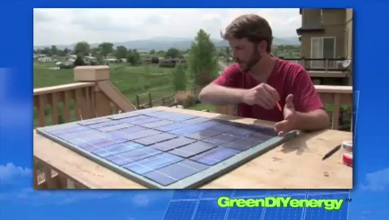 Green DIY Energy Solar Panels - Renewable energy