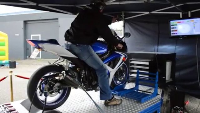 Topspeed Run Suzuki GSX-R 600 K6 op de Testbank bij DCA Motorcycles