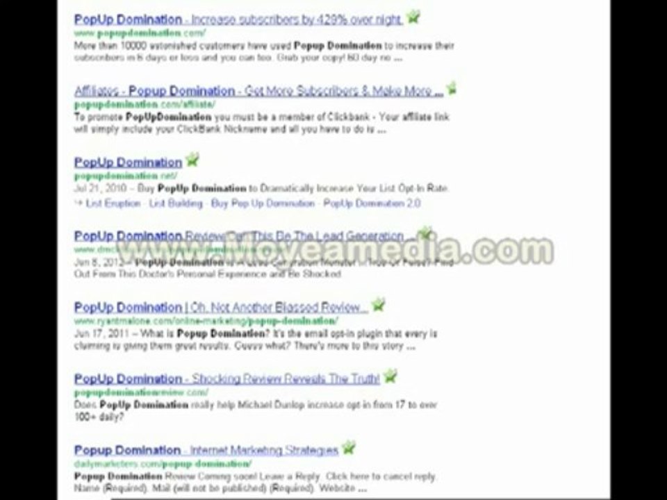 Popupdomination Review