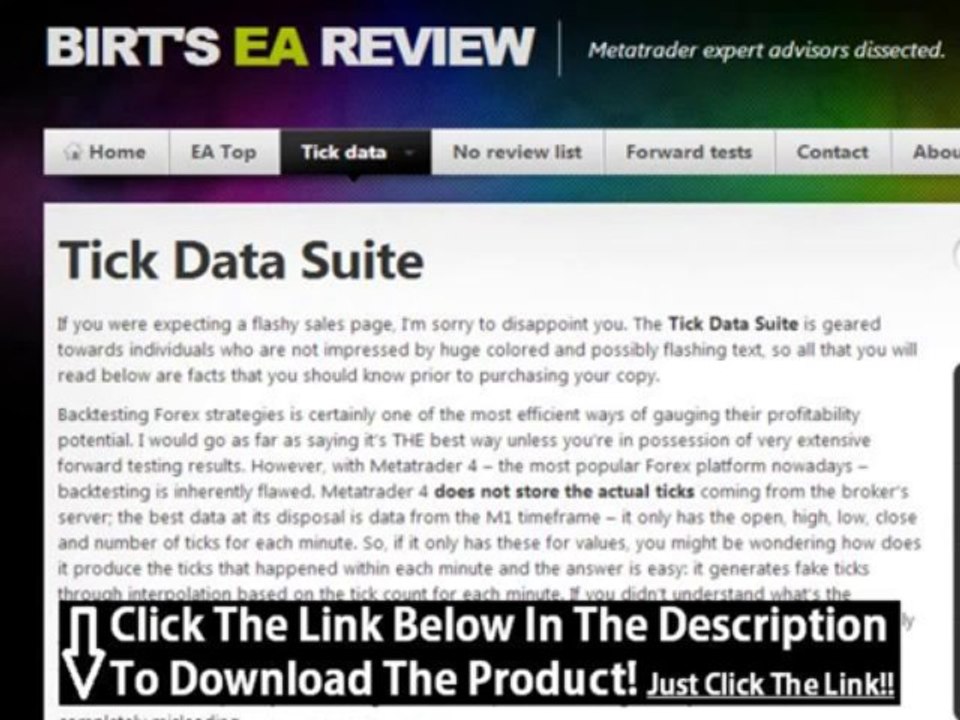 Tick Data Suite Download + Tick Data Suite