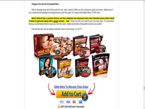 70% Commision Payout Wing Girl Secrets Of Seducing Women Download E Book