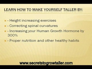 Learn The Proven Grow Taller Secrets.