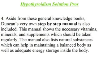 Hypothyroidism Solution Review +++100% Real and Honest+++