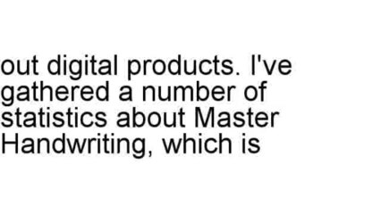 Master Handwriting Review