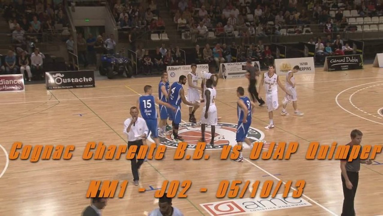 Cognac Charente B.B. vs UJAP Quimper NM1_J2