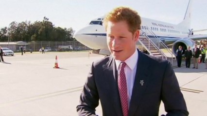 Prince Harry leaves Sydney for Perth