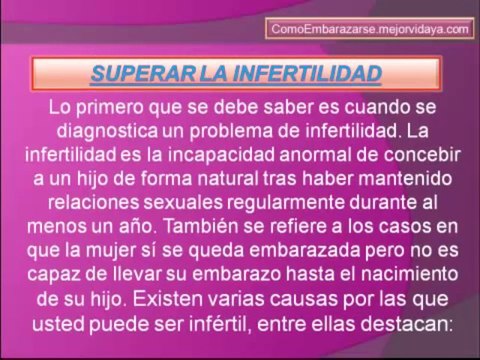 Como Quedar Embarazada Rapido Y Como Curar La Infertilidad Rapidamente - Como Quedar Embarazada