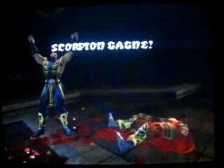 Scorpion VS Shang tsung