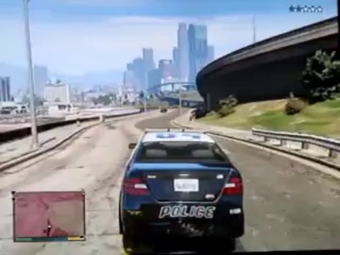 grand theft auto 5 : Video course poursuite et mission en délire !