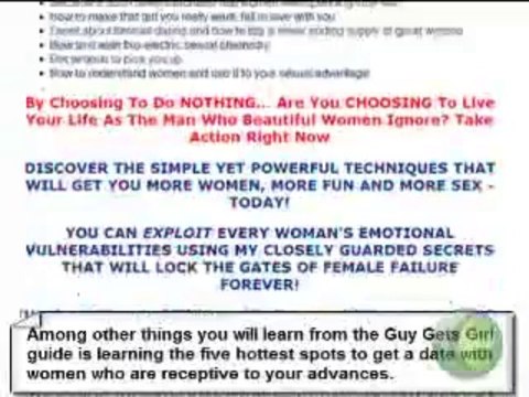 Guy Gets Girl Review - Foolproof Guide To Picking Up Chicks