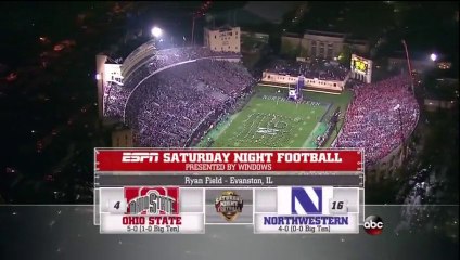 2013 Ohio State vs. Northwestern 1st Quarter