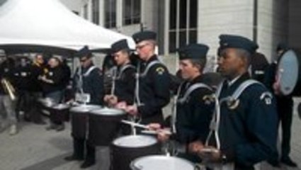 Army and Air Force Drumline Battle