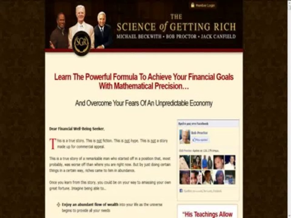 The Science Of Getting Rich Program Online