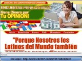 Como ganar dinero con encuestas(encuestas para latinos)