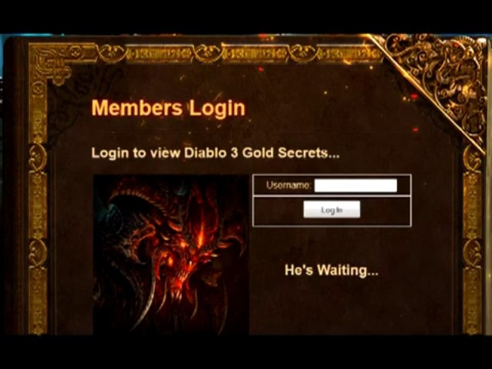 Diablo 3 Gold Secrets!