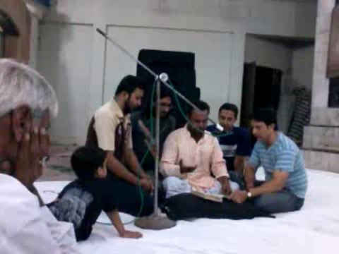 Sohail Haider Naqvi (soazkhwani) at Imambargah Darbaray Hussaini Hussainabad on 5th Oct 2013