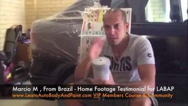 Learn Auto Body And Paint Testimonial - Marcio M From Brazil a VIP Member