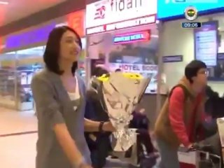 Kim Yeon Koung İstanbul'a geldi