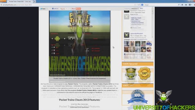 2013 Pocket Trains Hack Cheats Coins Bux Crates iOS Android Free Download
