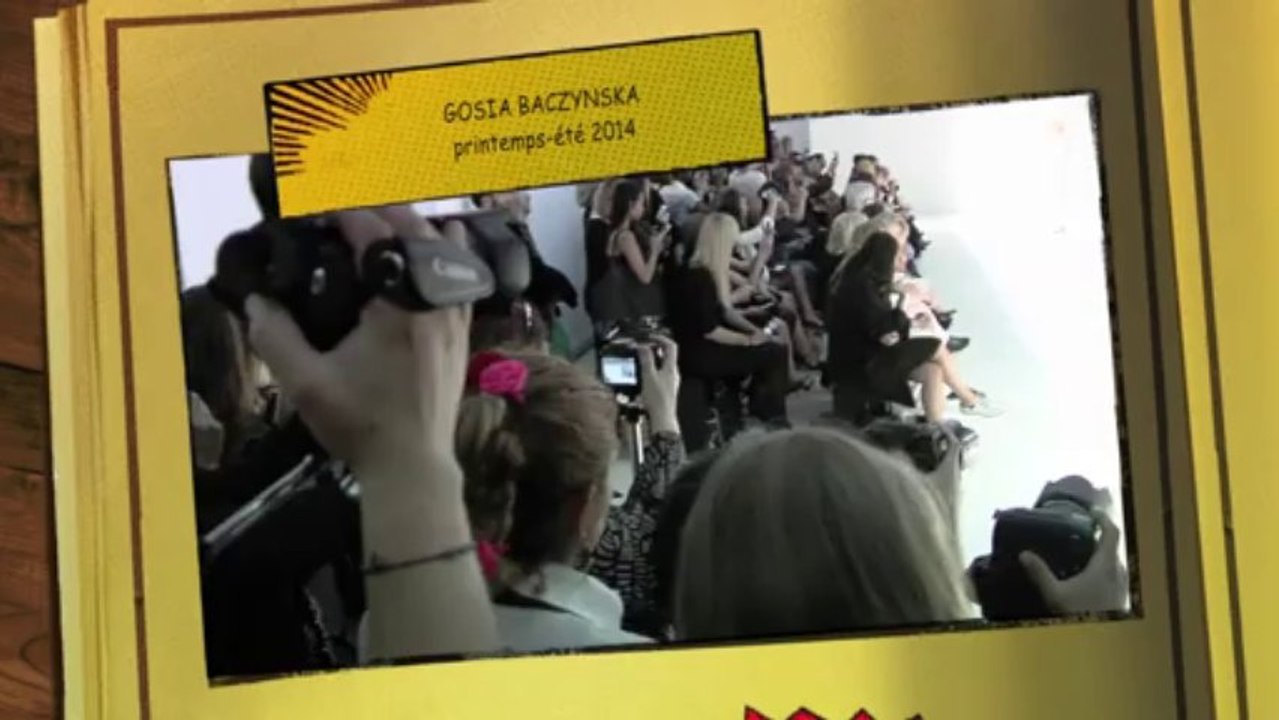 Gosia Baczyńska Fashion week - Paryż 2/10/2013