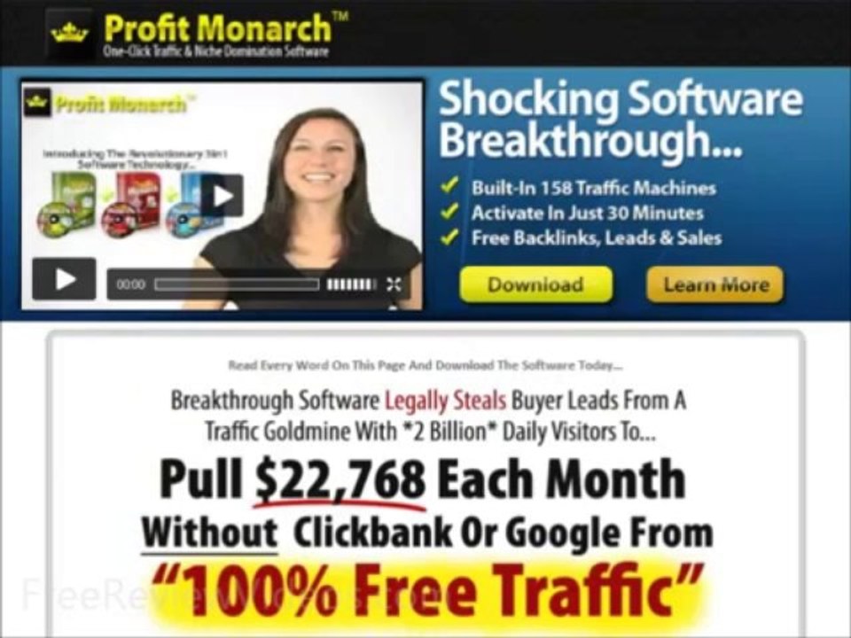 Profit Monarch Review Video Walkthrough