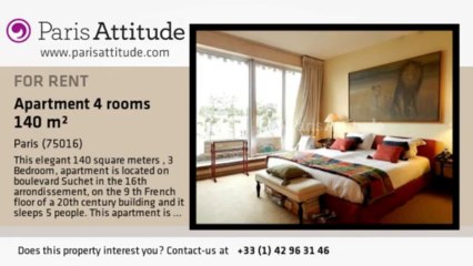 3 Bedroom Apartment for rent - La Muette, Paris - Ref. 8215