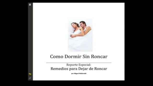 Como Dormir Sin Roncar (revisión del producto)