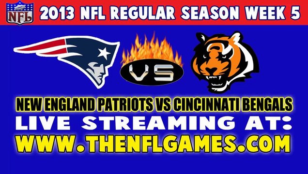 Watch New England Patriots vs Cincinnati Bengals Live NFL Streaming Online